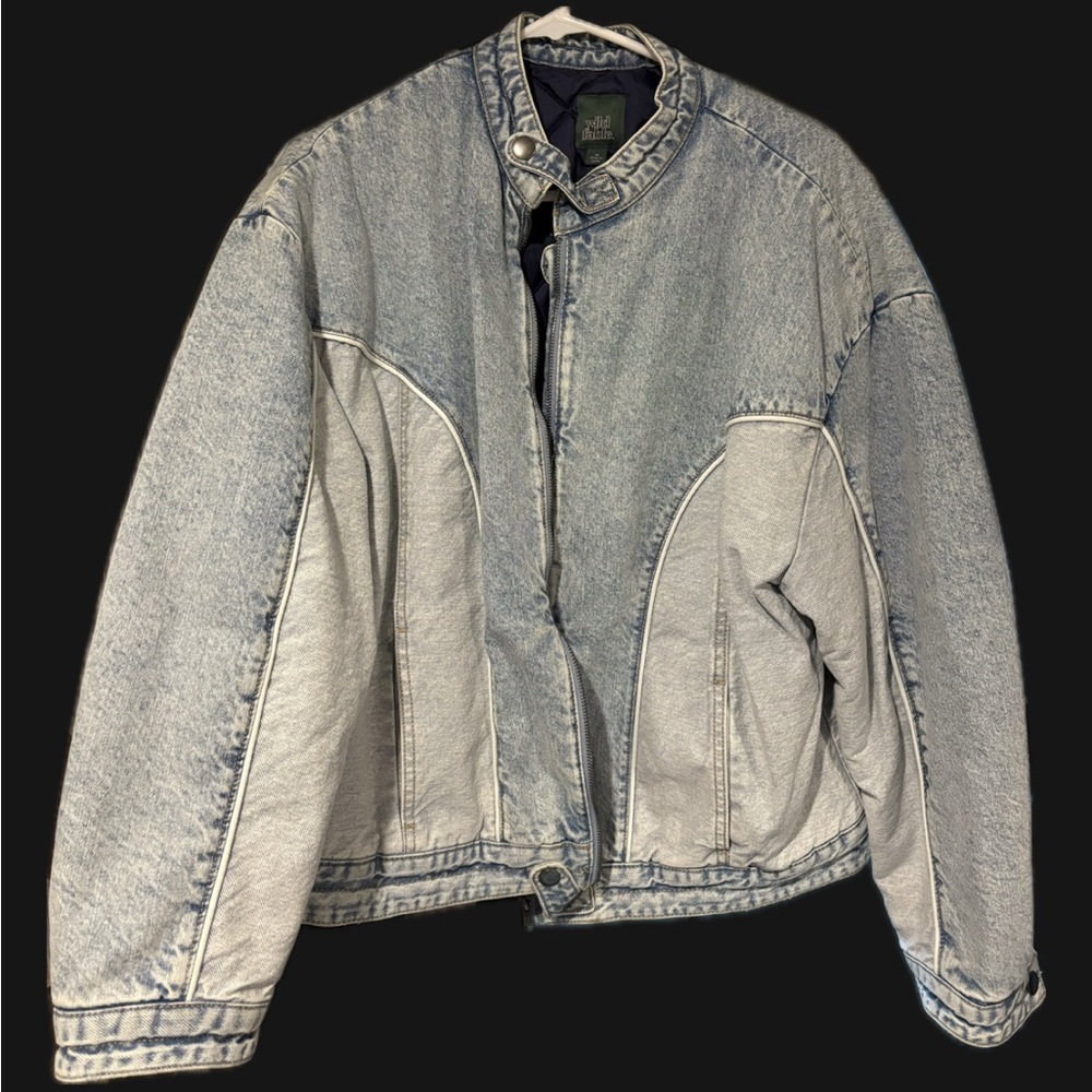 Denim Bomber Jacket
